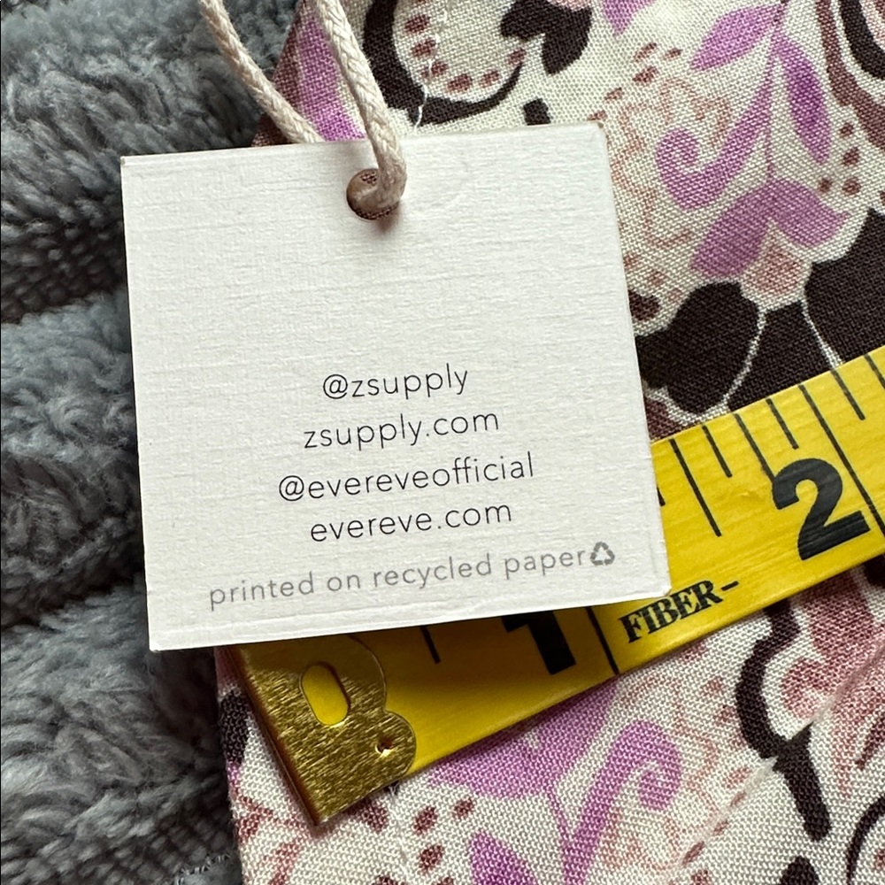 New with tags Z Suppy Floral fit and flare elastic smocked waist midi maxi dress - Picture 10 of 15